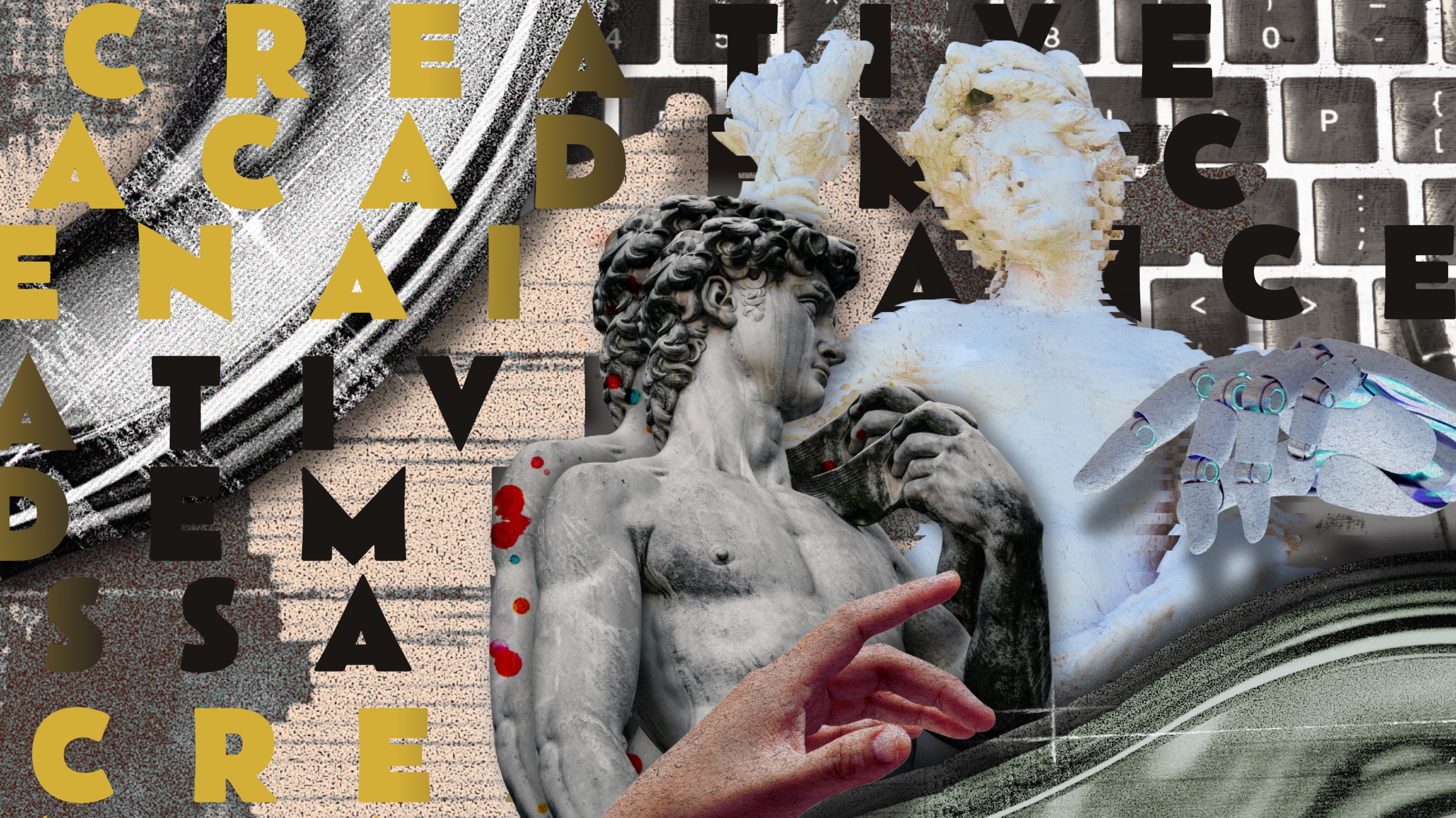 Creative Academic Renaissance - Elegant purple and cream gradient background with botanical watercolor texture and artistic flourishes by Lila Fredrika Blom